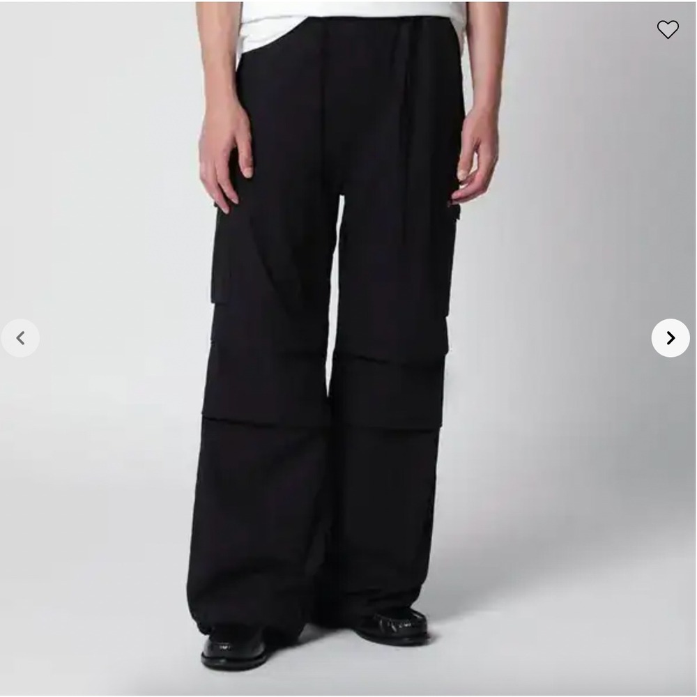 Needles Black C/N Oxford Cloth Field Pant OT093 Mens XS Made in Japan NEW